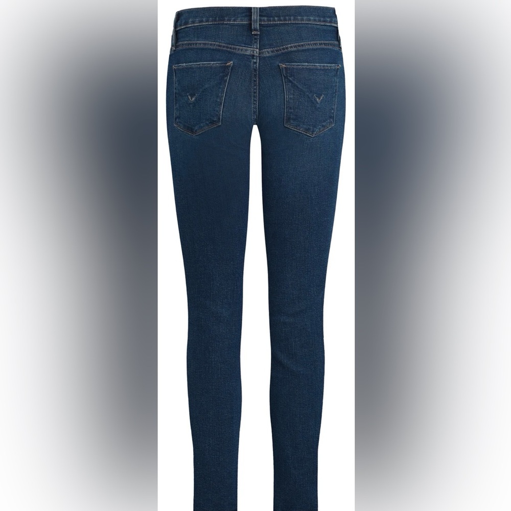 Hudson Nico Midrise Ankle Raw Hem Auper Skinny Jeans~ Size:31/27”~ in navy